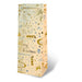 Printed Paper Wine Bottle Bag  - Gold Holiday