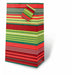 Christmas Stripes Two Bottle Wine Gift Bag