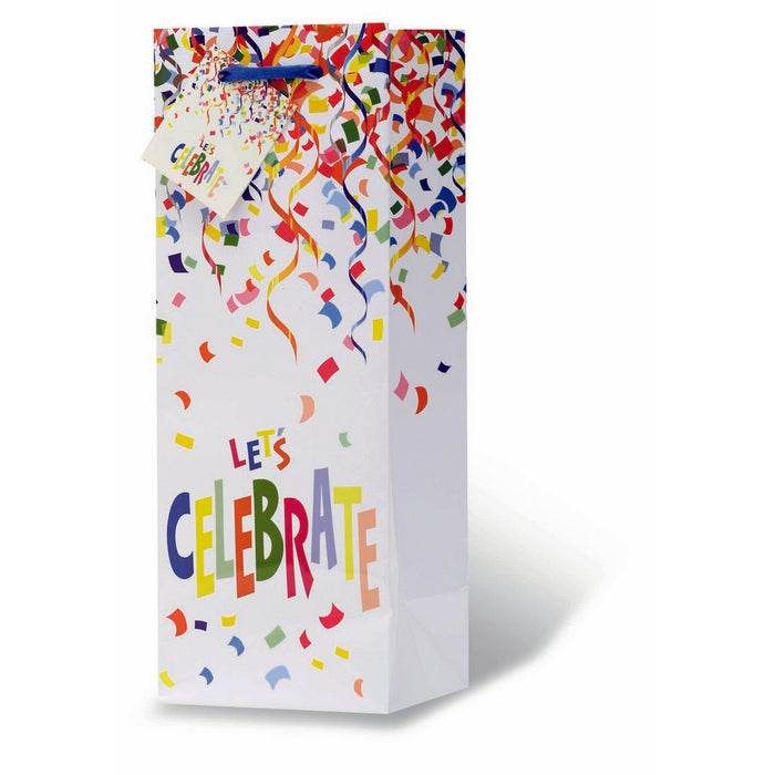 Let's Celebrate Wine Bottle Gift Bag