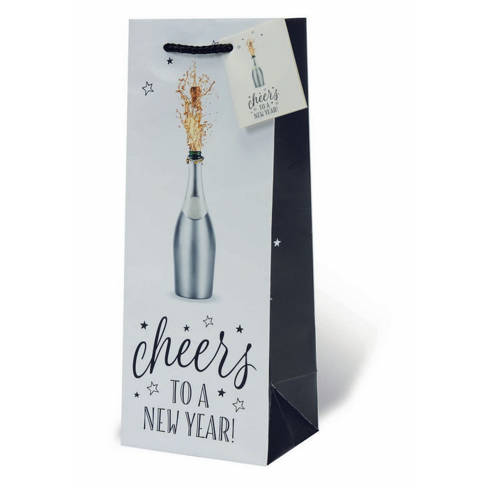 Cheers to a New Year Wine Bottle Gift Bag