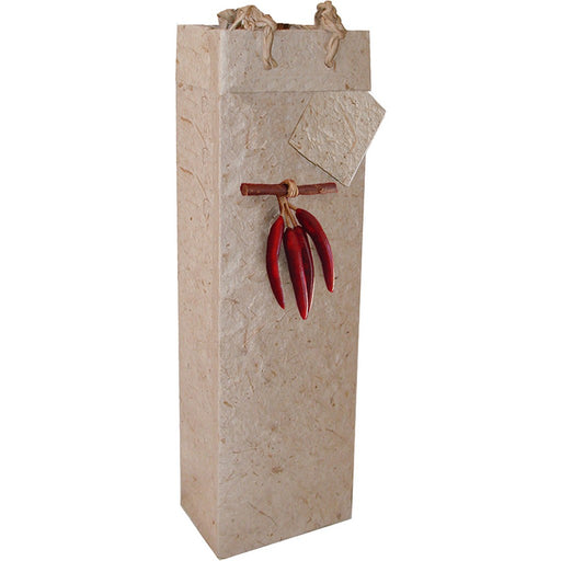 BB1 Chili - Handmade Paper Bottle Bags - Must order in 6's