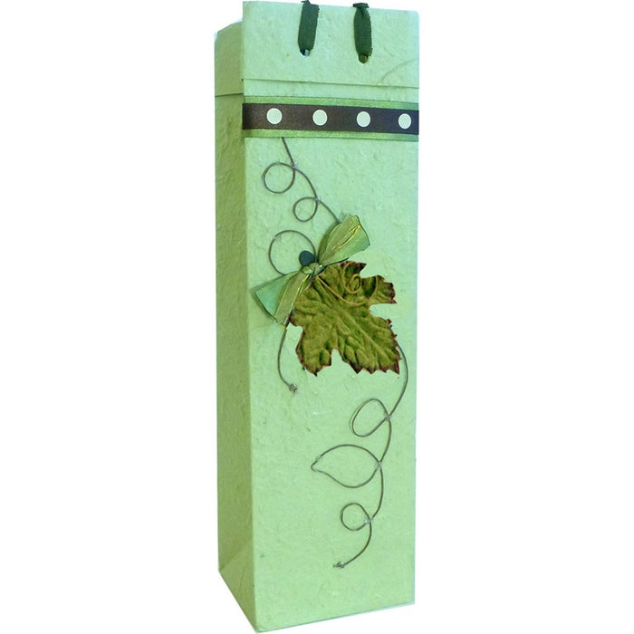 BB1 Fluttering - Handmade Paper Bottle Bags - Must order in 6's