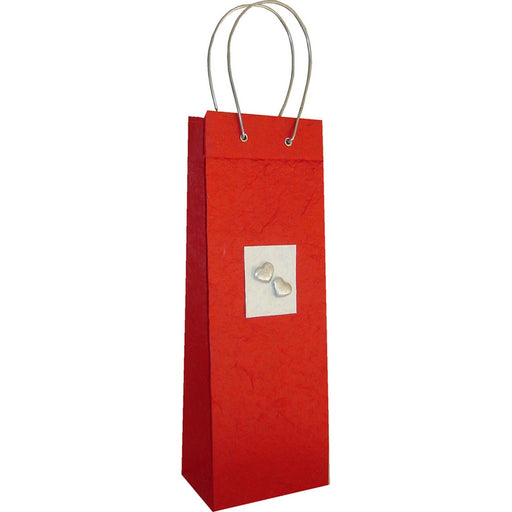 BB1 Hearts - Handmade Paper Bottle Bags - Must order in 6's