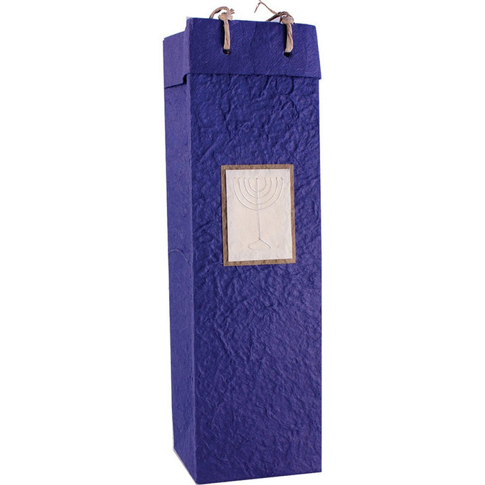 BB1 Menorah - Handmade Paper Bottle Bags - Must order in 6's