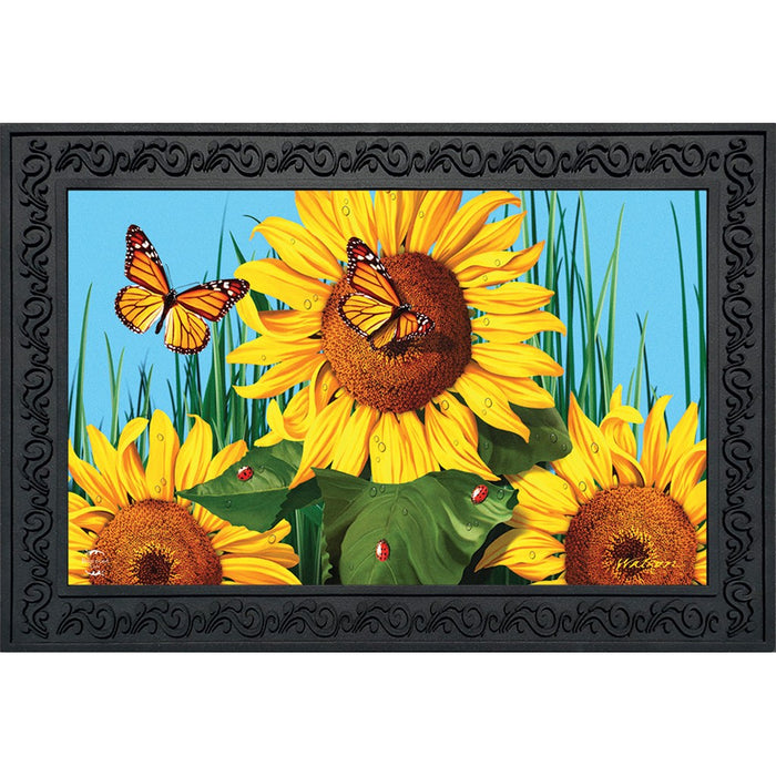 Sunflower Field Doormat