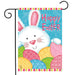 Bunny and Eggs Garden Flag