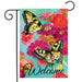 Morning Butterflies Garden Flag