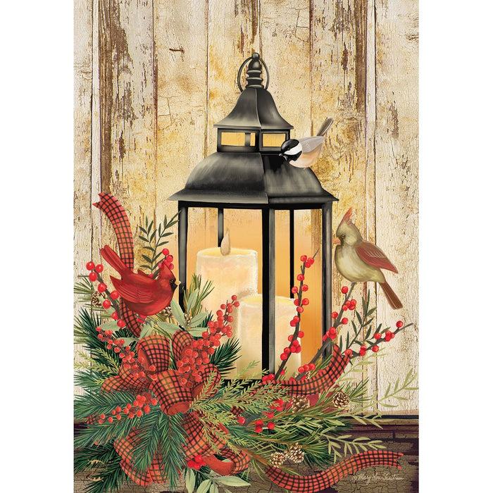 Holiday Lantern House Flag