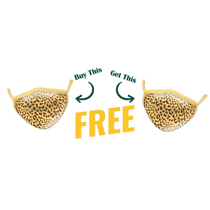 BOGO! Buy One Get One Free! Child Mask Cheetah