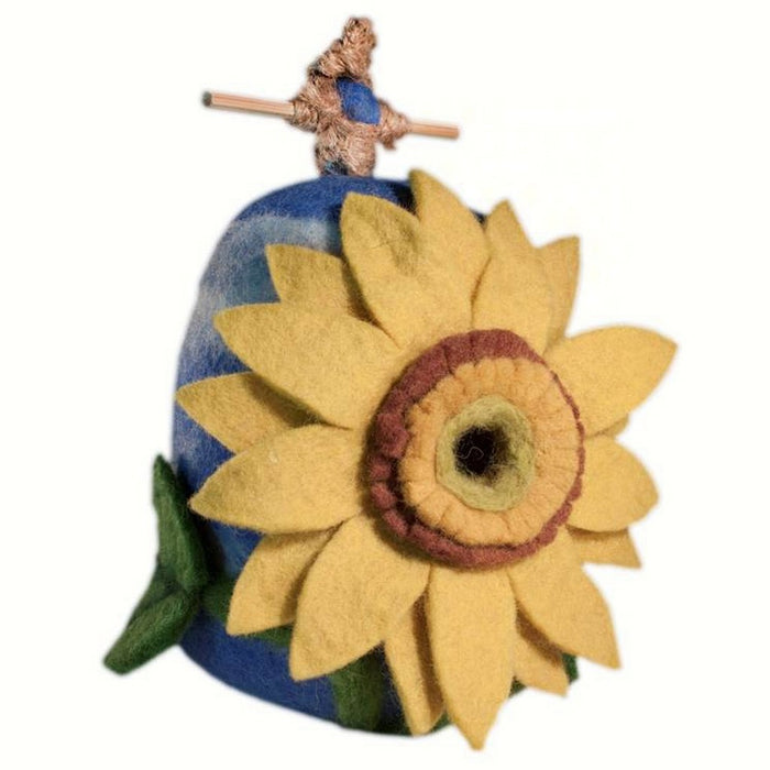 Sunflower Felt Birdhouse