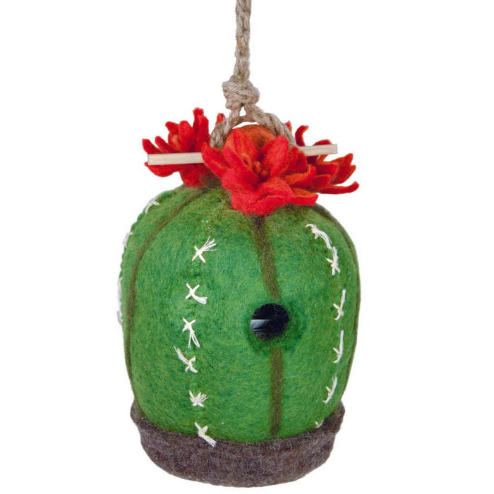 Barrel Cactus Birdhouse