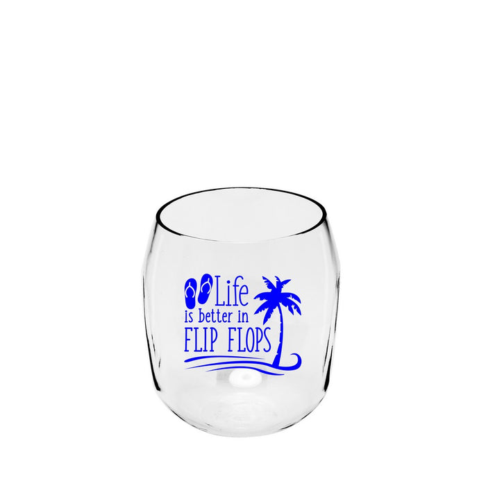 Life is Better in Flip Flops Ever Drinkware Wine Tumbler