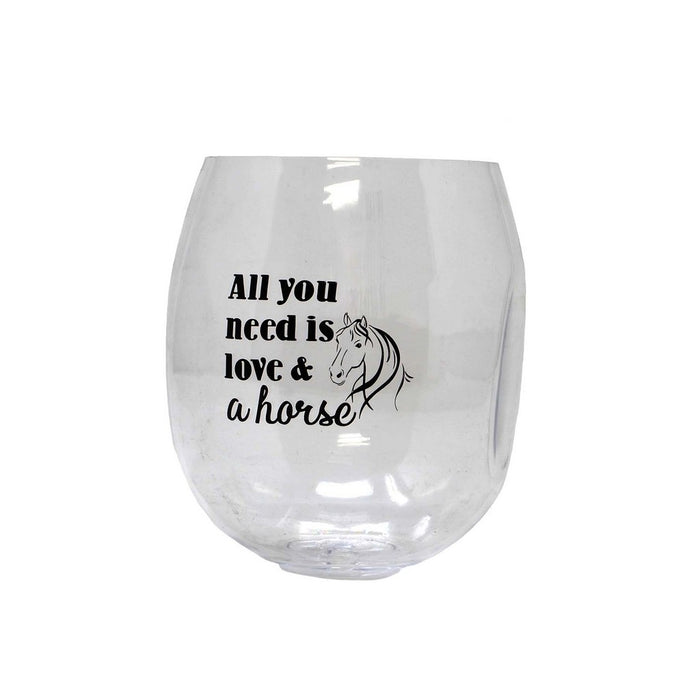 Love & A Horse EverDrinkware Wine Tumbler