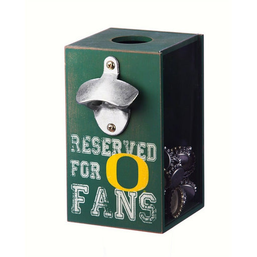 Oregon Ducks Bottle Opener Cap Caddy