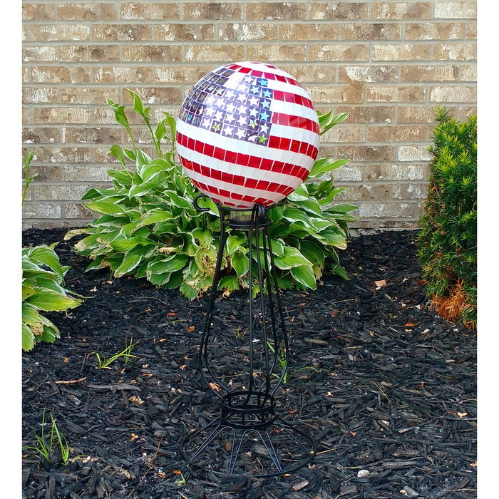 10 inch Americana Mosaic Gazing Globe