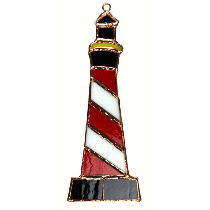 Stained Glass Lighthouse Suncatcher