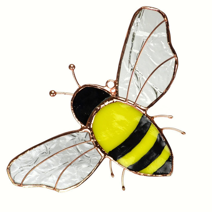 Stained Glass Bee Suncatcher