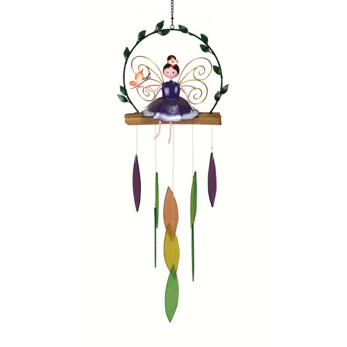 Purple Garden Fairy Chime