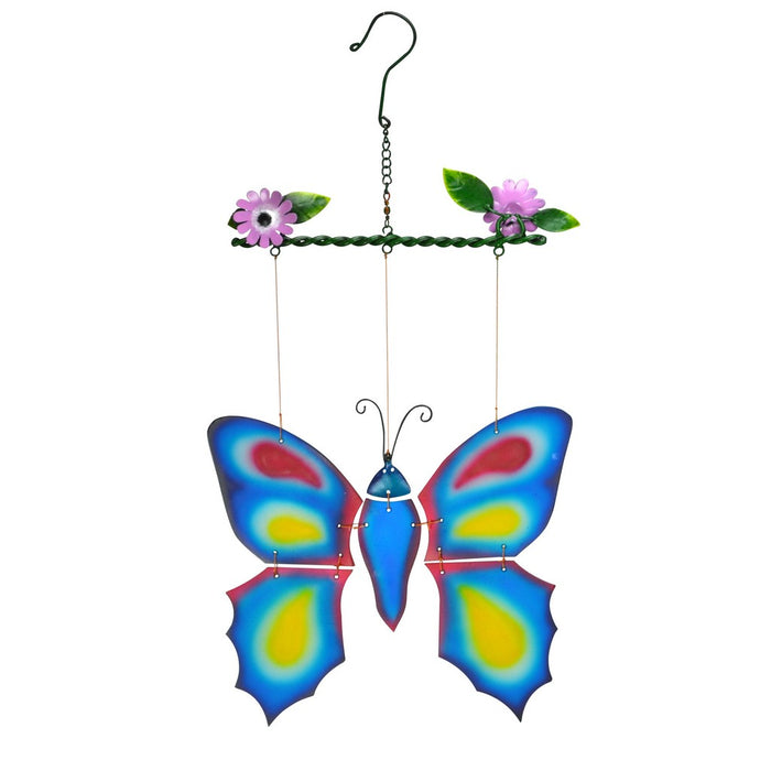 Blue Butterfly Spinning Suncatcher