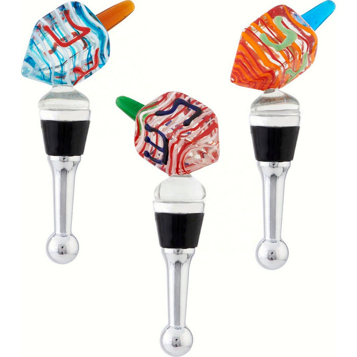 Bottle Stoppers - Hanukkah Dreidel - MUST ORDER IN 3'S