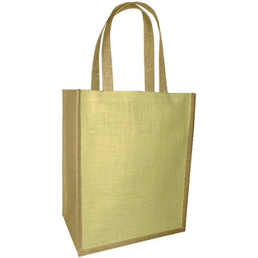 6 Bottle Jute Bottle Bag - Natural