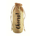 Cheers! Jute Wine Bottle Sack