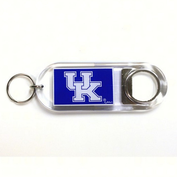 Lucite Logo Bottle Opener Keychain - Kentucky Wildcats