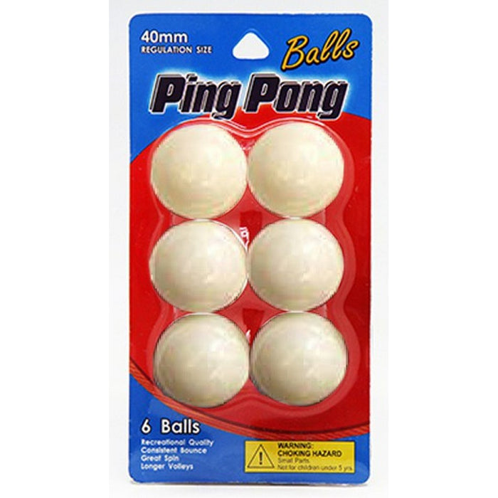 Ping Pong Ball 6 Count