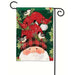 Lumberjack Santa Garden Flag