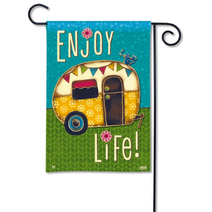 Enjoy Life Garden Flag