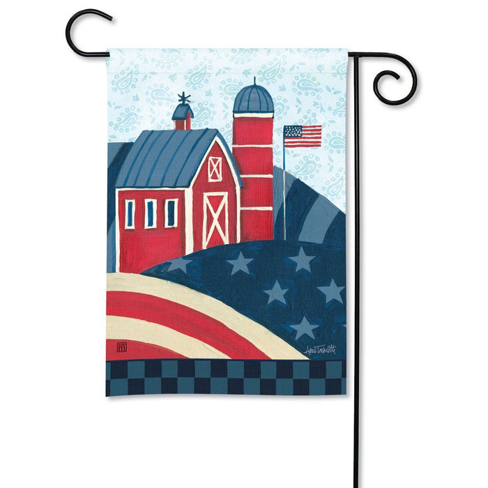 American Barn Garden Flag