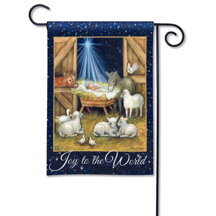 Joy to the World Garden Flag