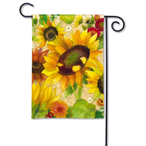 Yellow Sunflower Garden Flag