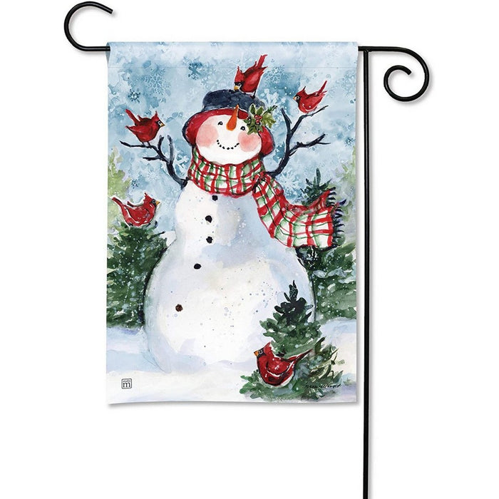 Snowman Friends Garden Flag