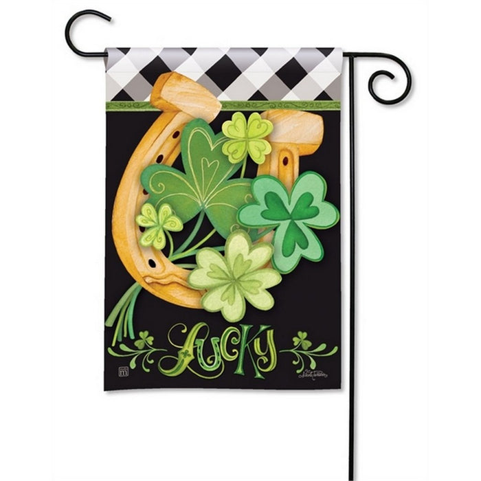 Lucky to be Irish Garden Flag