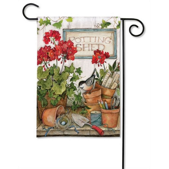 Stay Awhile Garden Flag