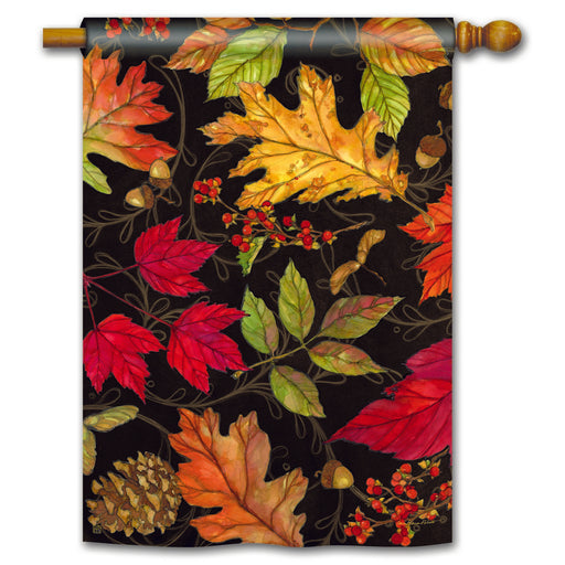 Autumn Symphony Breeze Art Standard Flag