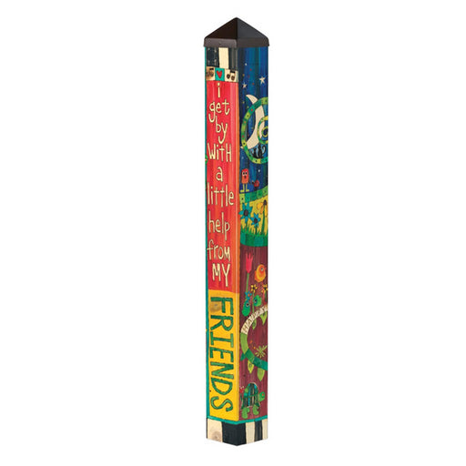 I Get By 3 foot Lyric Pole  4 ft x 4 ft + Freight