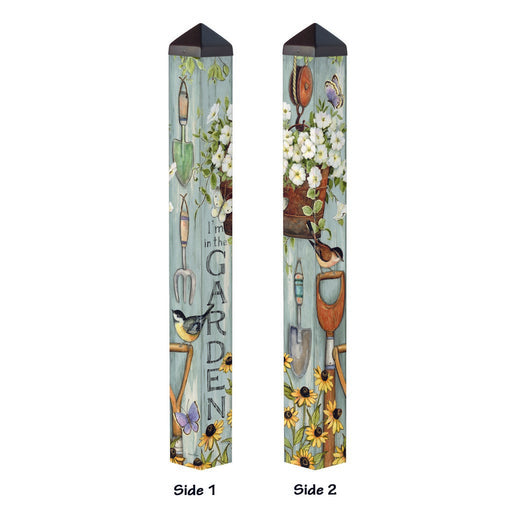 Farmhouse Garden 40" Art Pole + Freight