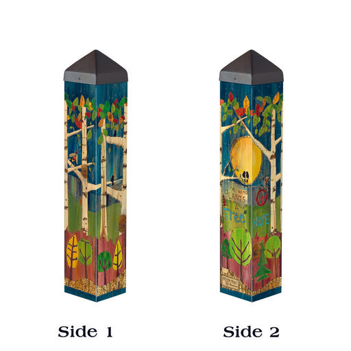 Trees 20 inch Art Pole