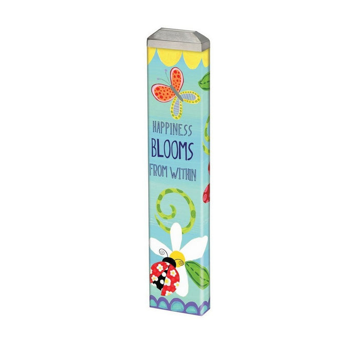 Happiness Blooms 13" Mini Art Pole