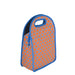 Neoprene Lunch Tote - Orange & Blue