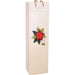 OB1 Red Flower - Handmade Paper Olive Oil Bottle Bags - Must order in 6's