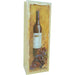 P1 Bordeaux- Printed Paper Bottle Bags - Must order in 6's