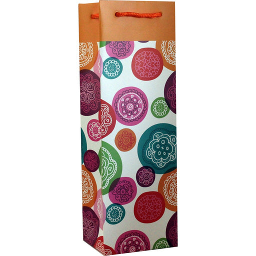 P1 Groovy - Printed Paper Bottle Bags - Must order in 6's