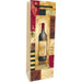 Printed Paper Single Wine Bag - Vin