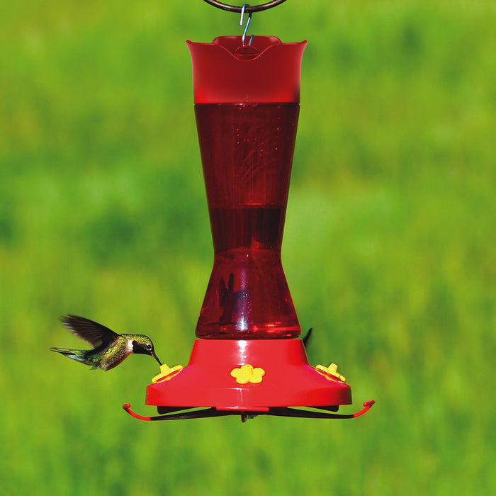 Plastic Pinch Waist Hummingbird Feeder (must order in 4's)