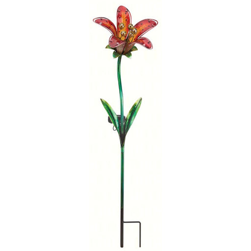 Solar Tiger Lily Stake Red