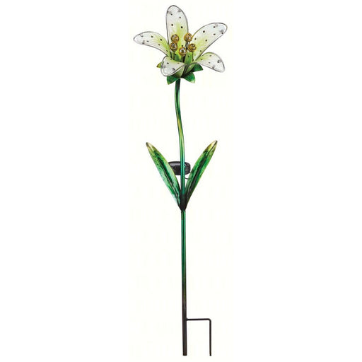 Solar Tiger Lily Stake White