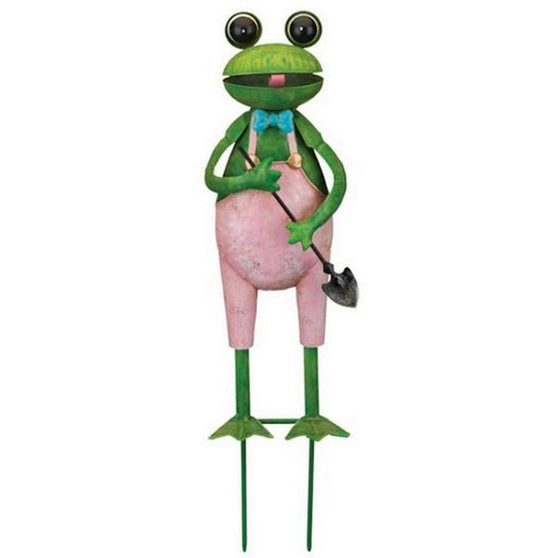 Frog Stake 15" Pink